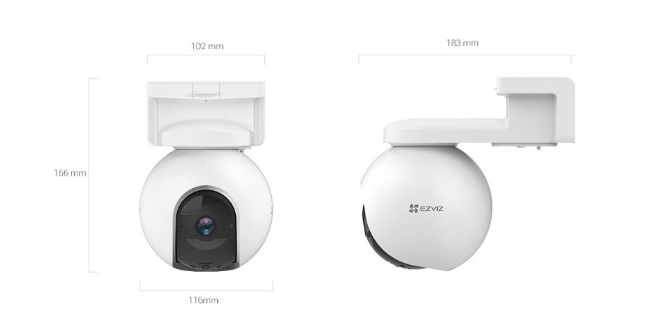 Ezviz EB8 4G 2K Wi-Fi Dome Güvenlik Kamerası