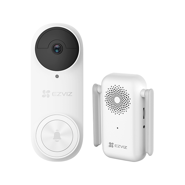 Ezviz CS-DB2 PRO 2K+ 6MP Wi-Fi Görüntülü Kapı Zili (H.265) (İki Yönlü Konuşma)