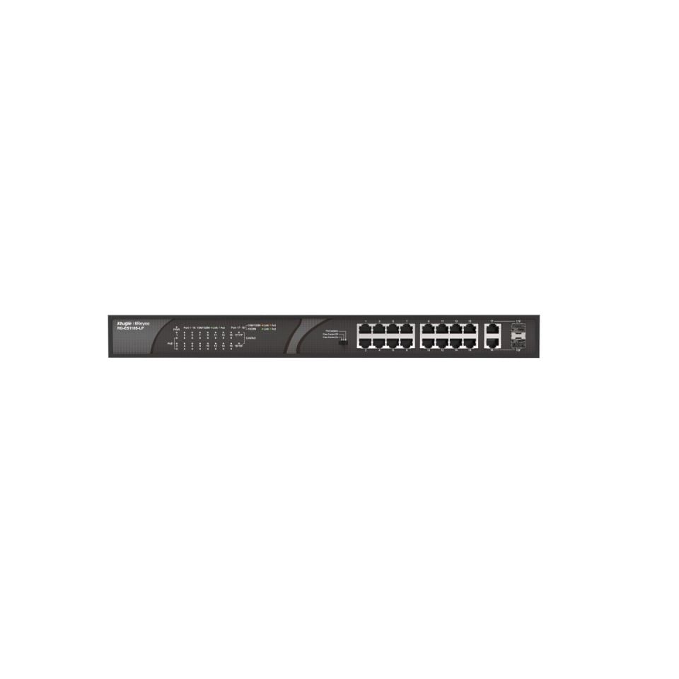 Ruijie Reyee RG-ES118S-LP 16 Port 10/100 Mbps Switch