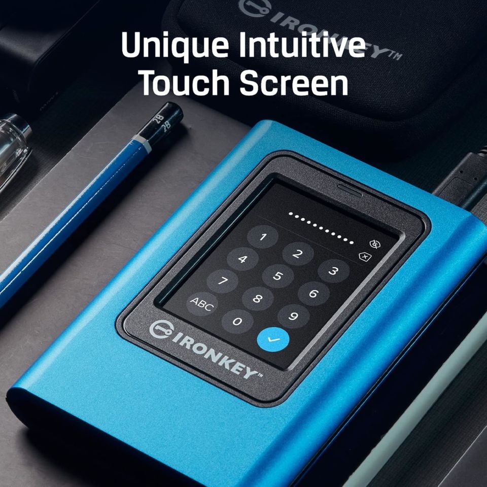 Kingston IronKey Vault Privacy 80 IKVP80ES/1920G Type-C 1.92 TB Taşınabilir SSD