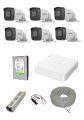 Hikvision 6 Kameralı Hazır AHD Kamera Seti