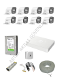 Hikvision 8 Kameralı AHD(Analog) Renkli+Sesli SET