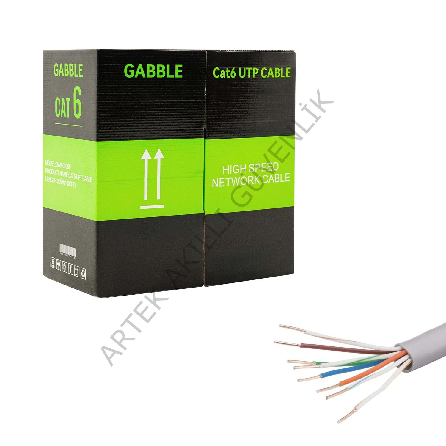 GABBLE GAB-CK305 305MT İÇ ORTAM CAT6 KABLO