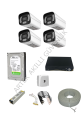 Ztech 4 Kameralı Colorvu(RENKLİ) AHD(ANALOG) Set
