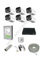 Ztech 6 Kameralı Colorvu(RENKLİ) AHD(ANALOG) Set