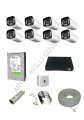 Ztech 8 Kameralı Colorvu(RENKLİ) AHD(ANALOG) Set