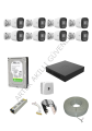 Uniview 8 Kameralı Bullet IR LED AHD SESLİ Kamera Seti
