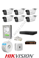 Hikvision 6 Kameralı 7/24 Hazır 2MP IP Kamera Seti