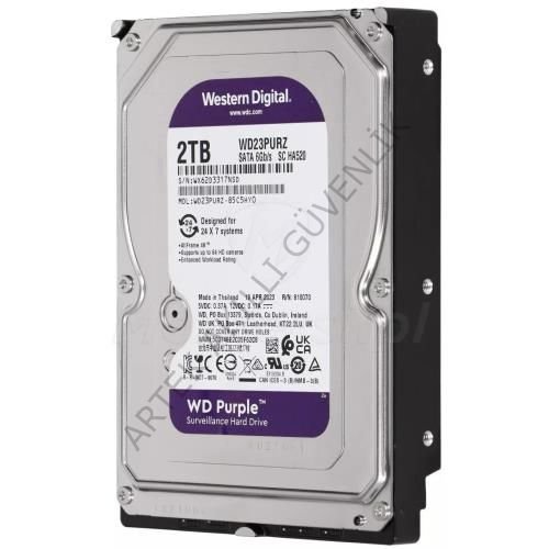 Western Digital Purple WD23PURZ SATA 3.0 5400 RPM 3.5'' 2 TB Harddisk