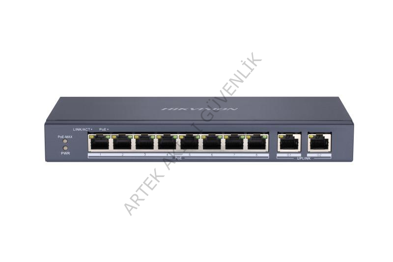 Hikvision DS-3E0310P-E-M 8 Port 10/100 Mbps PoE Switch