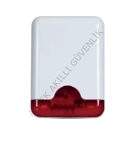 Teknim VAS-741RX Kırmızı Pencereli Harici Siren