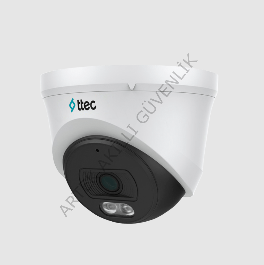 TTEC IPDP-2330M-M-Lite 2 MP Sabit Lensli Akıllı IR Turret IP Kamera