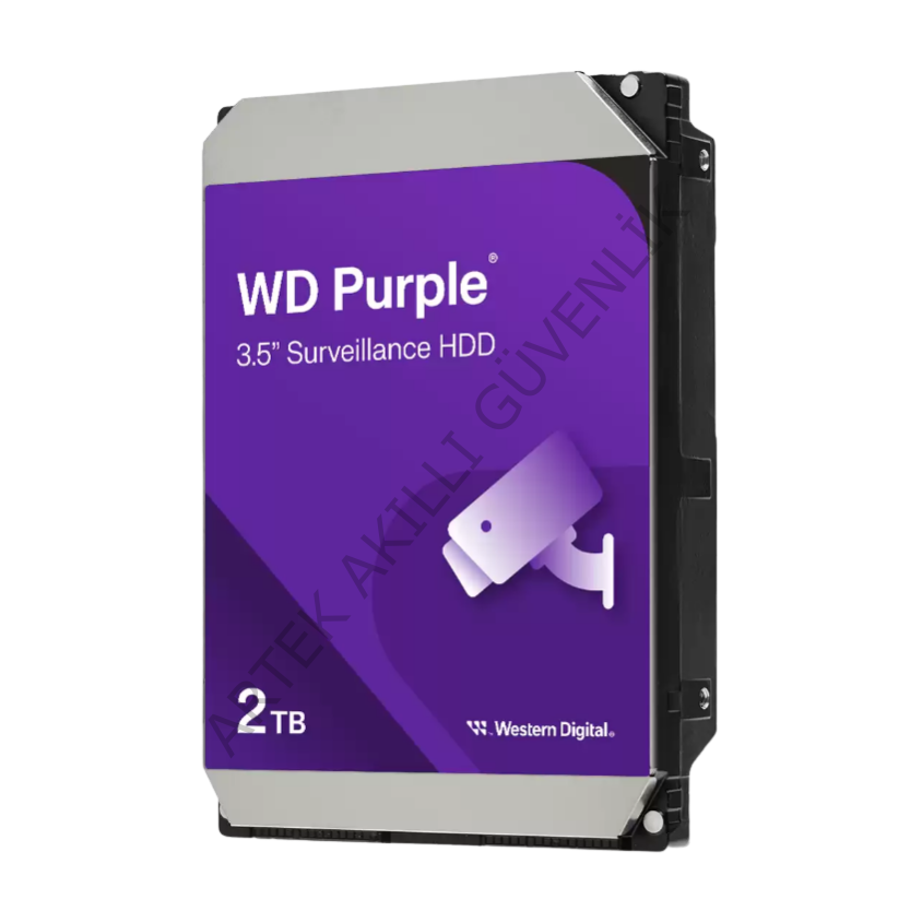 WD Purple 2TB 7/24 Güvenlik Diski (refurbished)