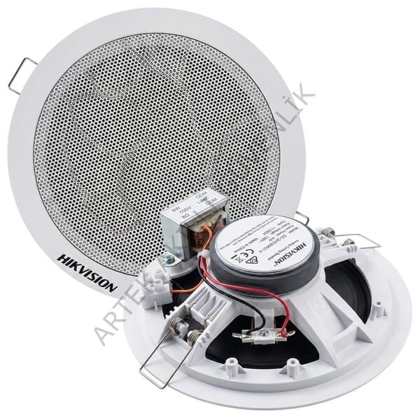HİKVSİON DS-QAE0206G1-V Analog Tavan Tipi Hoparlörü 6W