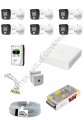 Hikvision AHD 6 Kameralı Renkli Paket Sistem