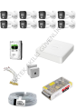 Hikvision AHD 8 Kameralı Renkli Paket Sistem