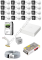 Hikvision AHD 16 Kameralı Renkli Paket Sistem