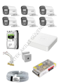 Hikvision AHD 6 Kameralı Renkli Sesli Paket Sistem